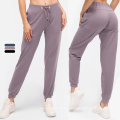 Damas Pantalones de chándal Drawstring Back Selastic Gym Jogger Pantalones Pantalones de atletismo Pantalones deportivos Joggadores